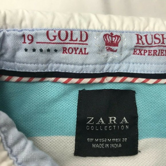 ZARA Collection Gold Rush Royal Experience Polo M - Picture 11 of 11